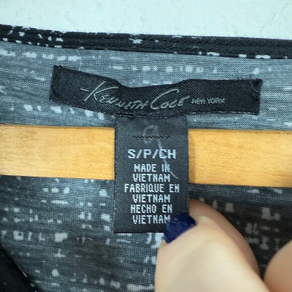 Kenneth Cole Womens Cowl Neck Top Size Small Career Business Professional - Picture 4 of 6